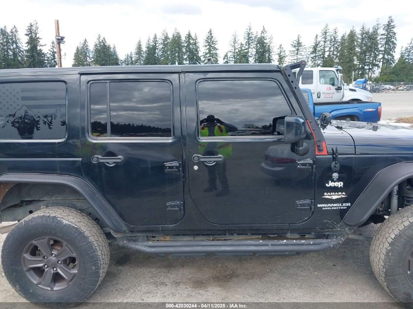 2014 Jeep Wrangler Unlimited Sahara VIN: 1C4BJWEG6EL107526 Lot: 42030244