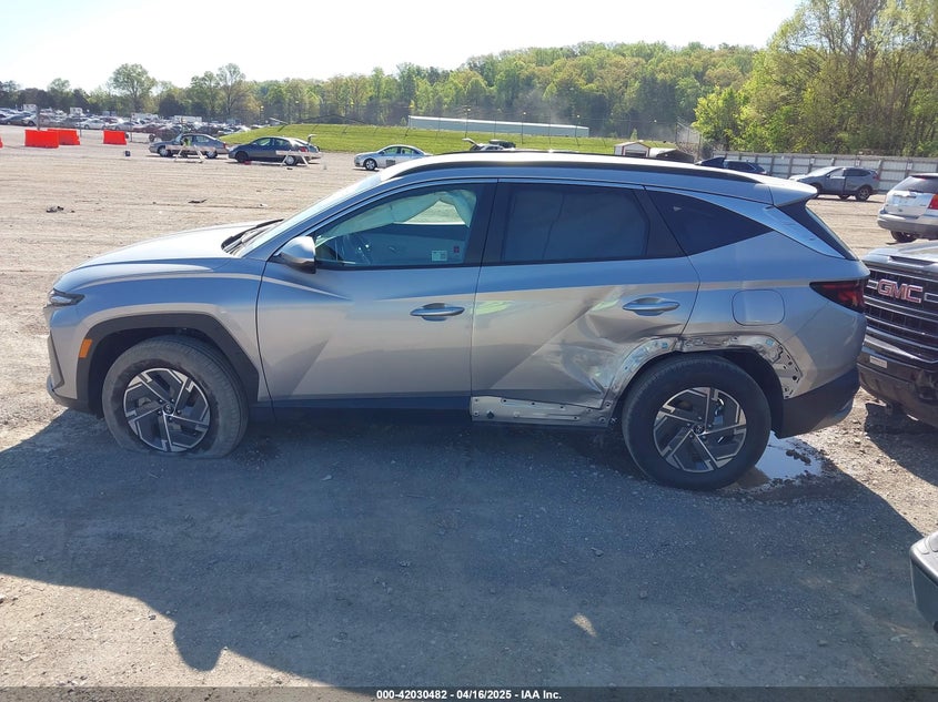 2025 HYUNDAI TUCSON HYBRID BLUE - KM8JBDD10SU311640