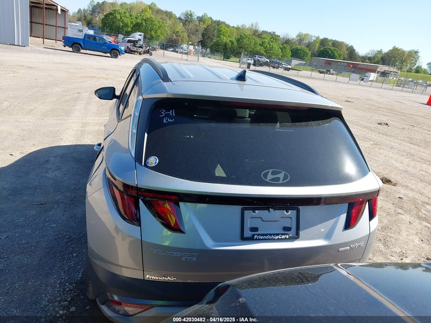 2025 HYUNDAI TUCSON HYBRID BLUE - KM8JBDD10SU311640