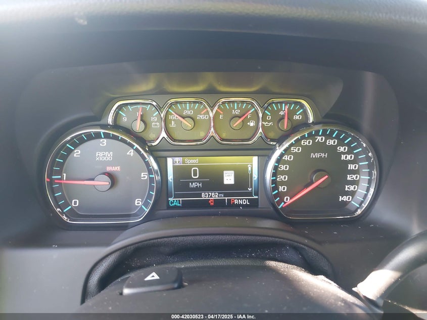 2017 CHEV TAHOE LT 4WD VIN: 1GNSKBKC3HR227560