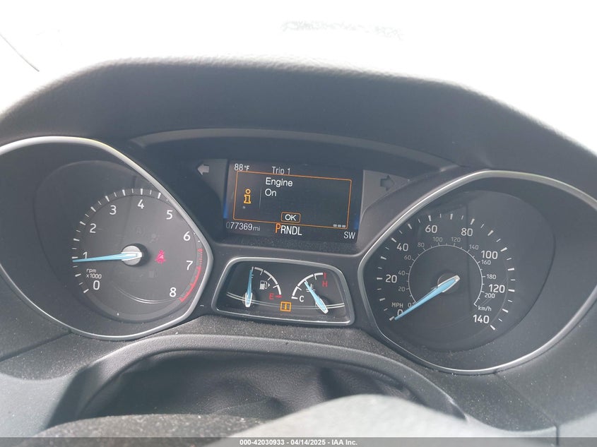 2017 FORD FOCUS SE - 1FADP3F25HL338906