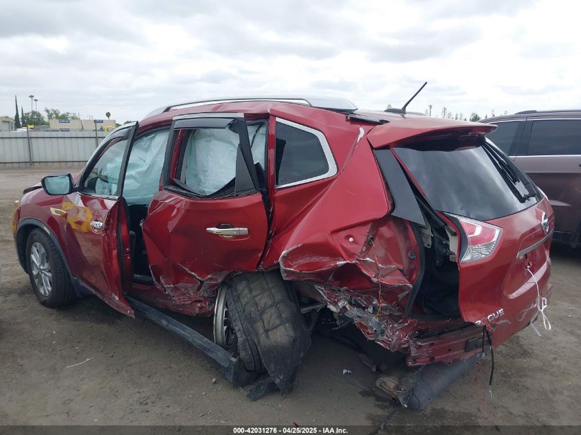 2016 Nissan Rogue S/Sl/Sv VIN: KNMAT2MV0GP708022 Lot: 42031276