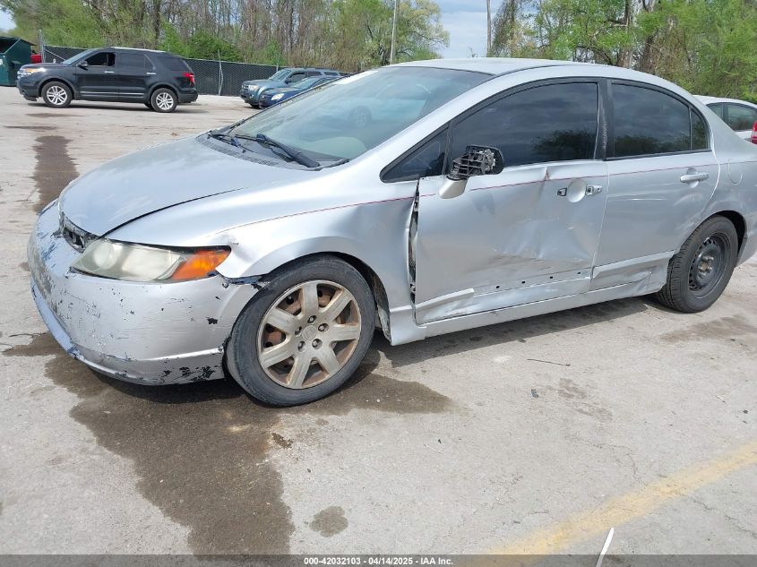 2008 Honda Civic Lx VIN: 2HGFA16528H334135 Lot: 42032103