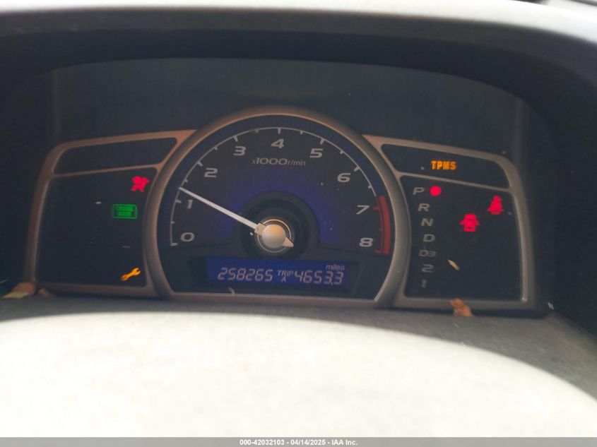 2008 Honda Civic Lx VIN: 2HGFA16528H334135 Lot: 42032103