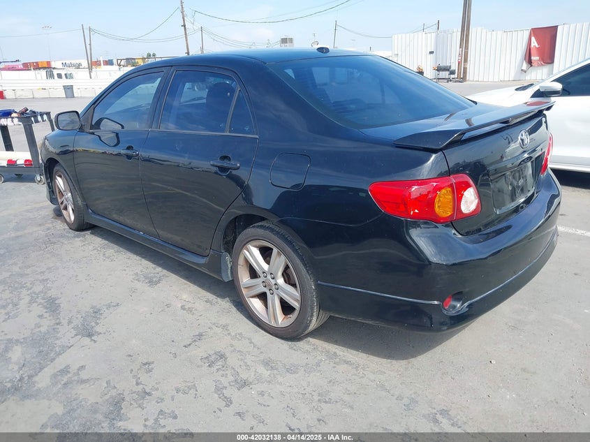 2009 TOYOTA COROLLA VIN: 1NXBE40EX9Z100623
