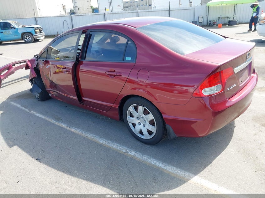 2009 HONDA CIVIC VIN: 19XFA16529E033957