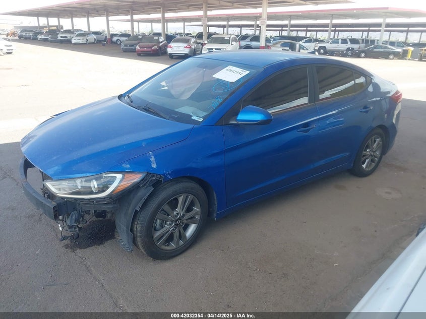 2018 HYUNDAI ELANTRA VIN: 5NPD84LF9JH380476