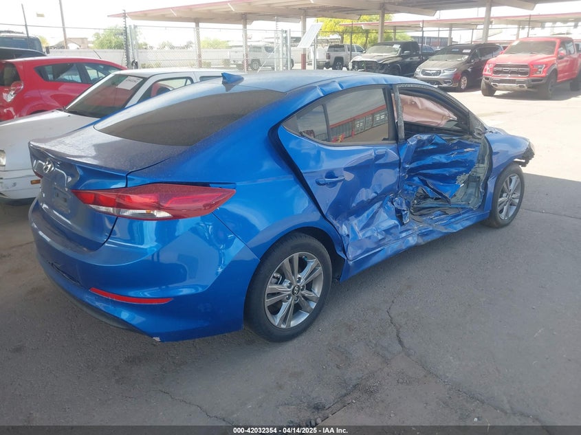 2018 HYUNDAI ELANTRA VIN: 5NPD84LF9JH380476