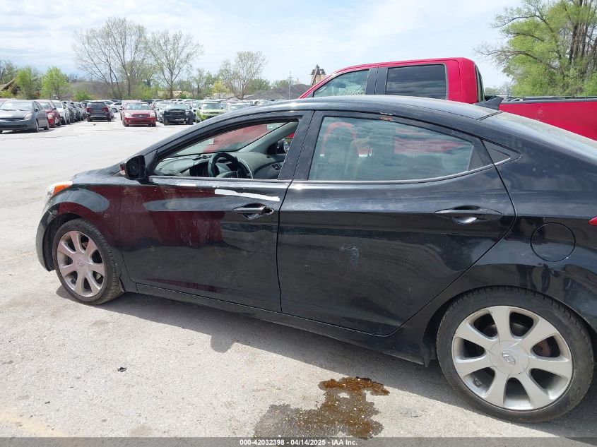 2013 Hyundai Elantra Limited VIN: KMHDH4AEXDU748440 Lot: 42032398