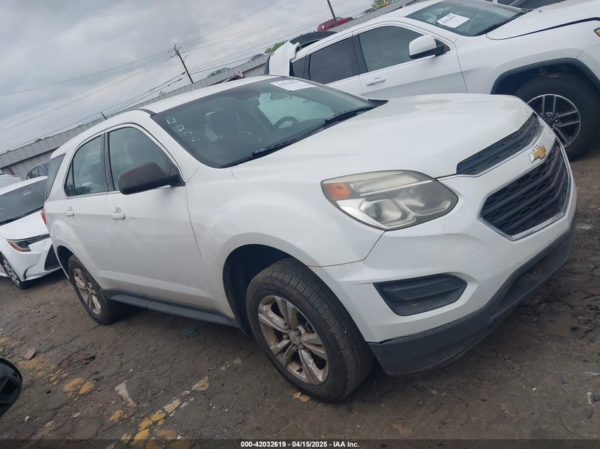 2016 CHEVROLET EQUINOX LS - 2GNALBEK2G1124200