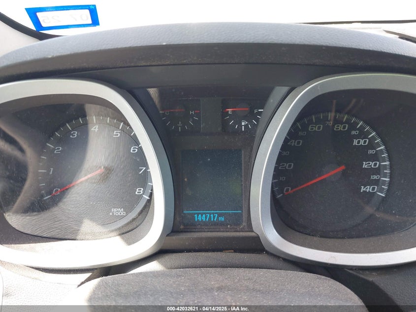 2012 CHEVROLET EQUINOX VIN: 2GNALPEK2C6293398