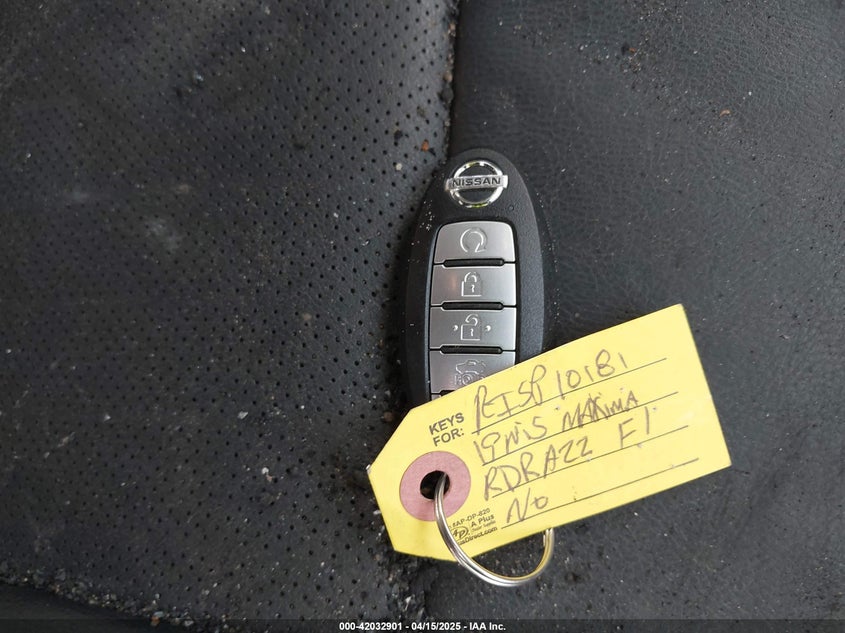 2019 NISSAN MAXIMA S/SL/SR/SV/PLATINUM - 1N4AA6AV9KC373303