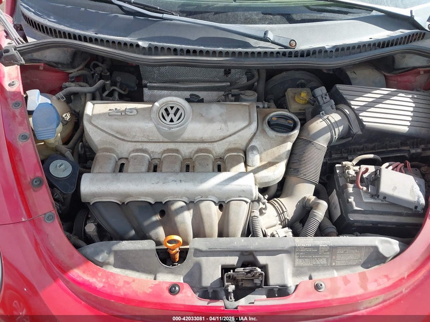2008 VOLKSWAGEN NEW BEETLE VIN: 3VWRF31Y98M411429