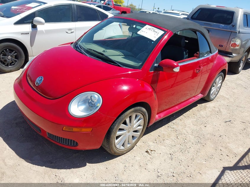 2008 VOLKSWAGEN NEW BEETLE VIN: 3VWRF31Y98M411429