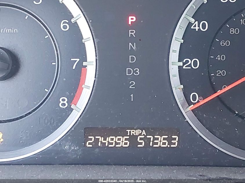 2011 Honda Accord 2.4 Ex-L VIN: 1HGCP2F87BA092966 Lot: 42033340