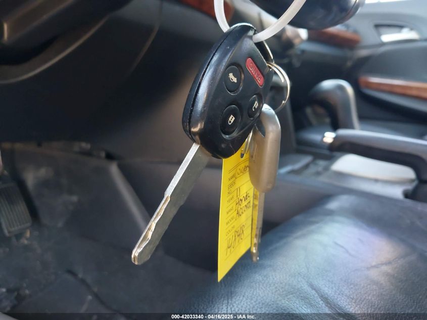 2011 Honda Accord 2.4 Ex-L VIN: 1HGCP2F87BA092966 Lot: 42033340