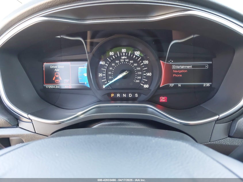 2017 FORD FUSION VIN: 3FA6P0D95HR164067