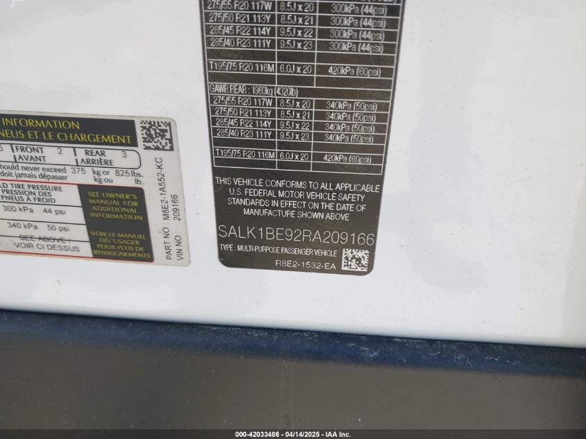 2024 Land Rover Range Rover - SALK1BE92RA209166