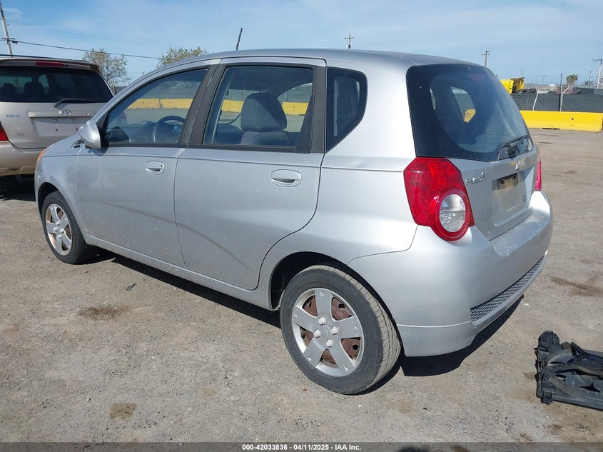 2009 CHEVROLET AVEO VIN: KL1TD66E89B338827