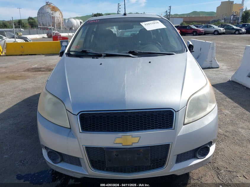 2009 CHEVROLET AVEO VIN: KL1TD66E89B338827