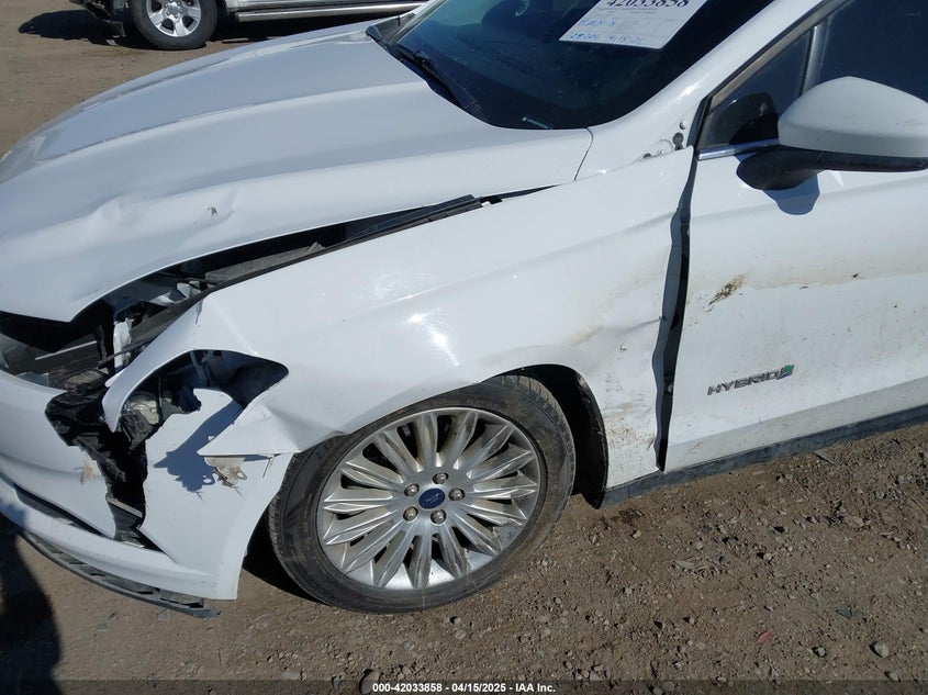 2015 FORD FUSION HYBRID VIN: 3FA6P0UU5FR307567