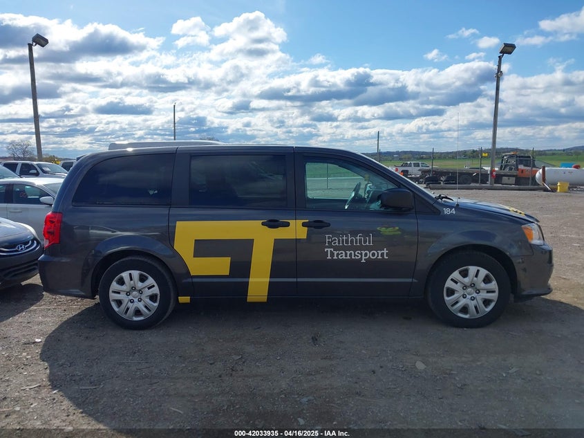 2019 DODGE GRAND CARAVAN SE - 2C4RDGBG2KR713845