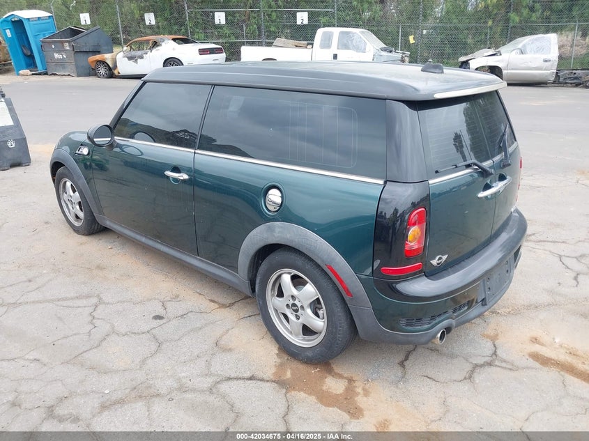 2010 MINI COOPER S CLUBMAN VIN: WMWMM3C56ATZ32456
