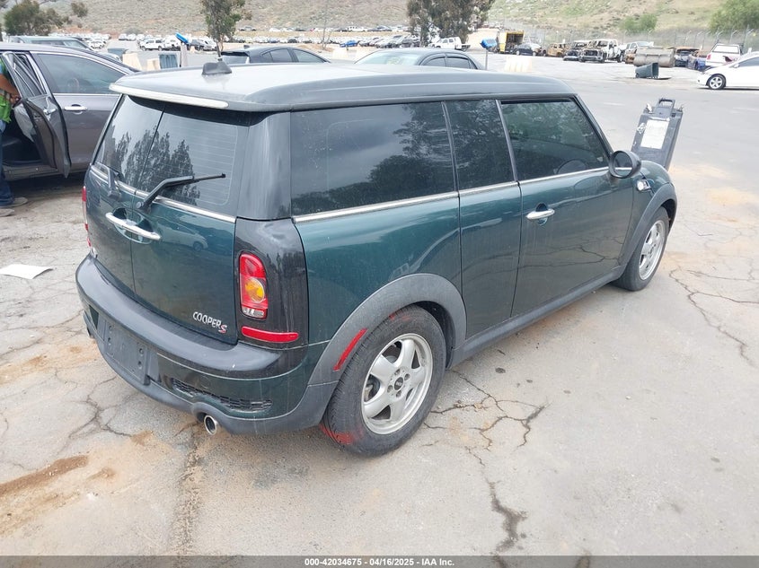 2010 MINI COOPER S CLUBMAN VIN: WMWMM3C56ATZ32456