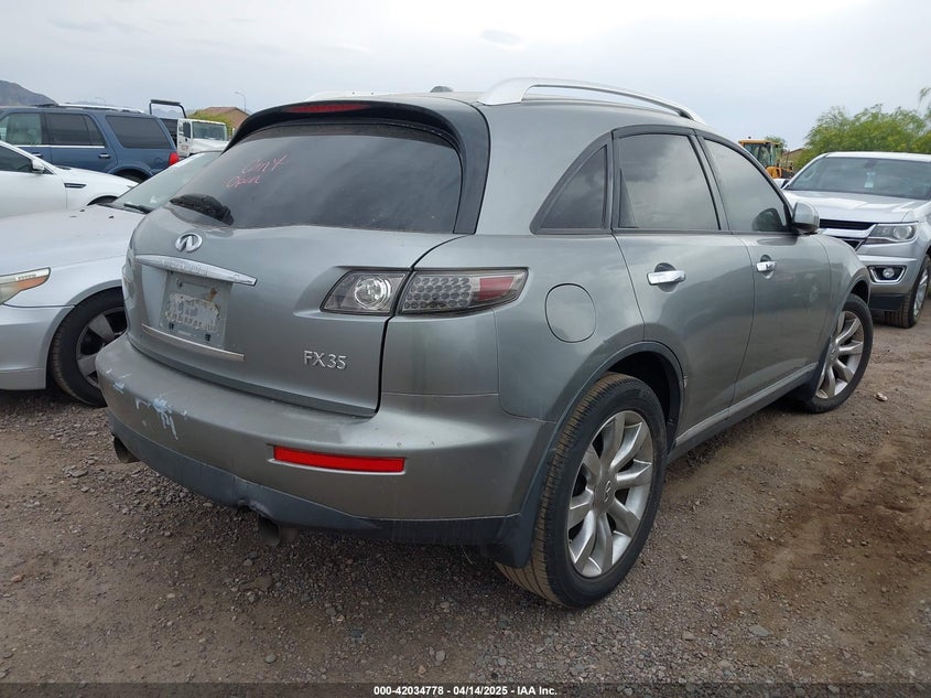 2007 INFINITI FX35 VIN: JNRAS08W97X205566