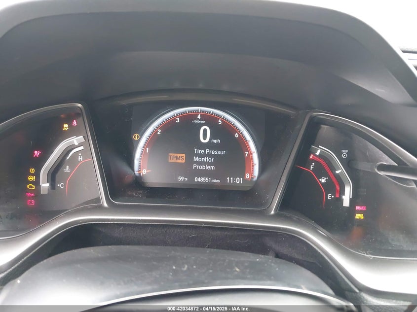 2018 HONDA CIVIC VIN: 2HGFC1E50JH708274