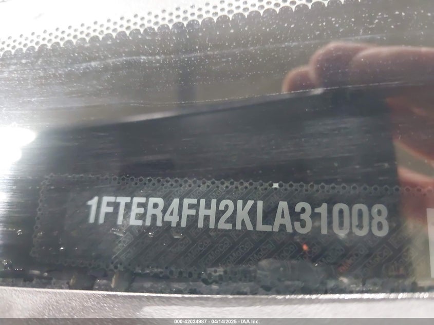 2019 FORD RANGER XL/XLT/LARIAT - 1FTER4FH2KLA31008