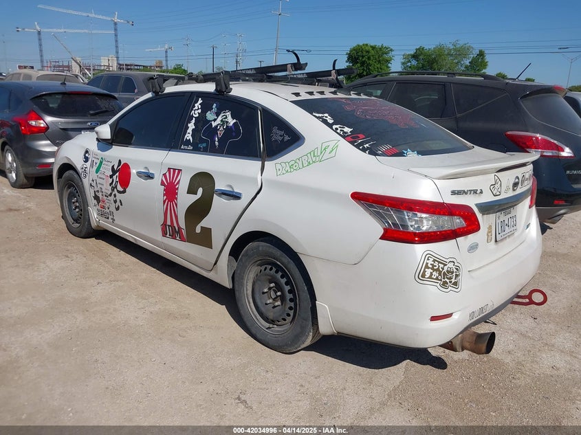2013 NISSAN SENTRA VIN: 3N1AB7AP6DL734284