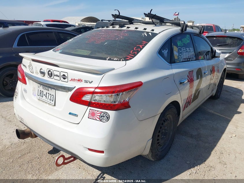 2013 NISSAN SENTRA VIN: 3N1AB7AP6DL734284