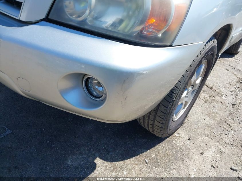 2006 Toyota Highlander V6 VIN: JTEEP21A960179065 Lot: 42035359