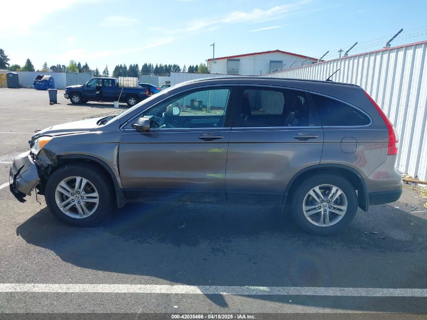 2010 Honda Cr-V Ex-L VIN: 5J6RE3H72AL043972 Lot: 42035466