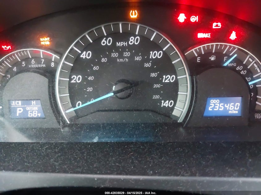 2013 TOYOTA CAMRY VIN: 4T1BF1FK1DU662864