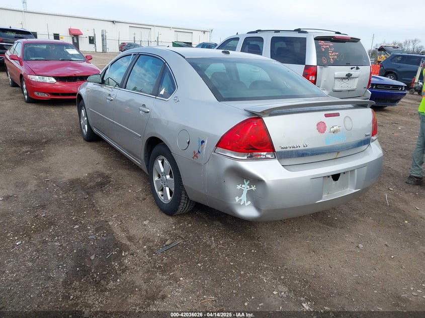 2008 CHEVROLET IMPALA VIN: 2G1WT58K881347198