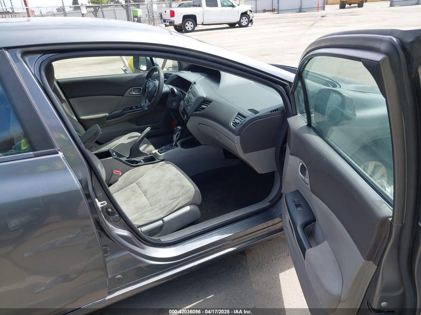 2012 HONDA CIVIC VIN: 19XFB2F58CE370319