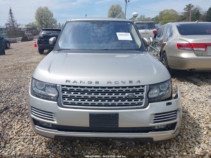2015 LAND ROVER RANGE ROVER VIN: SALGV2TF7FA214068