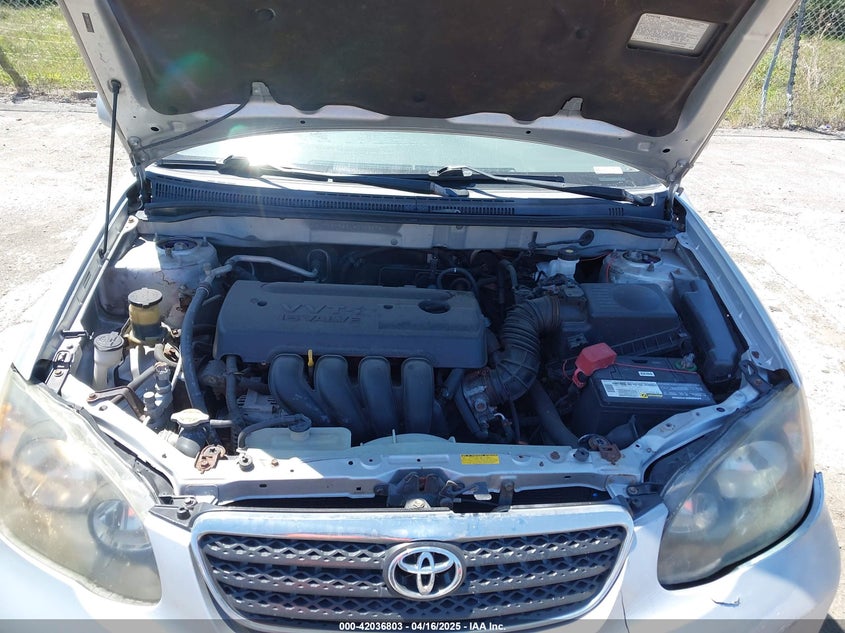 2006 TOYOTA COROLLA VIN: JTDBR32E160093922