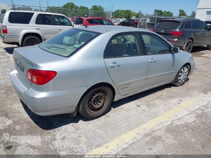 2006 TOYOTA COROLLA VIN: JTDBR32E160093922