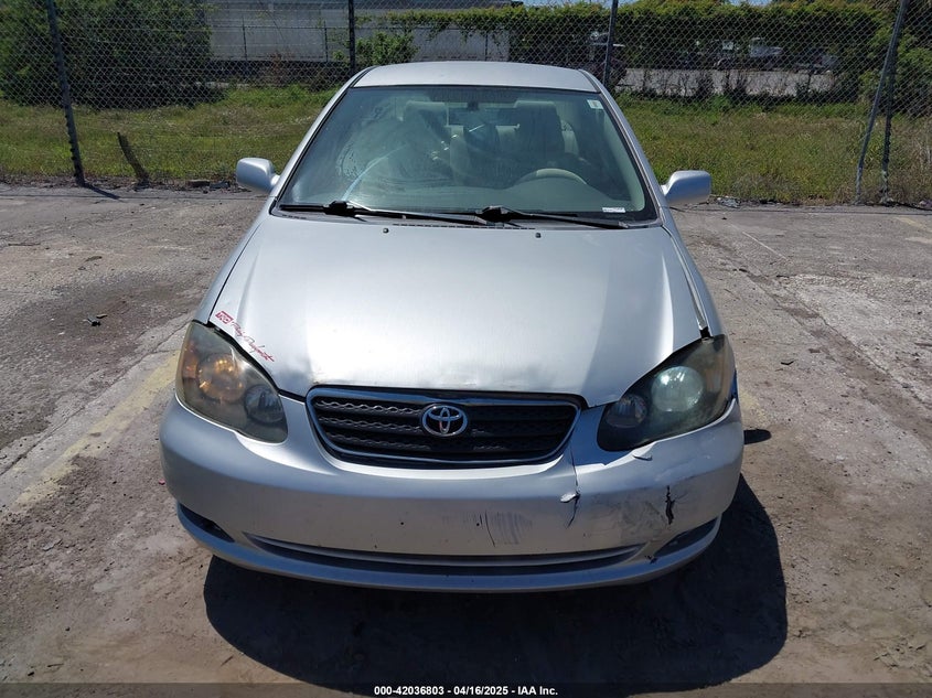2006 TOYOTA COROLLA VIN: JTDBR32E160093922