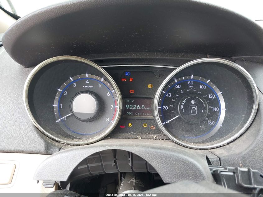 2011 Hyundai Sonata Gls VIN: 5NPEB4AC9BH152008 Lot: 42036964