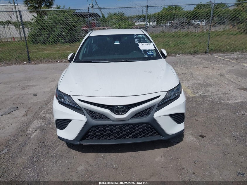 2019 TOYOTA CAMRY VIN: 4T1B11HK6KU288602