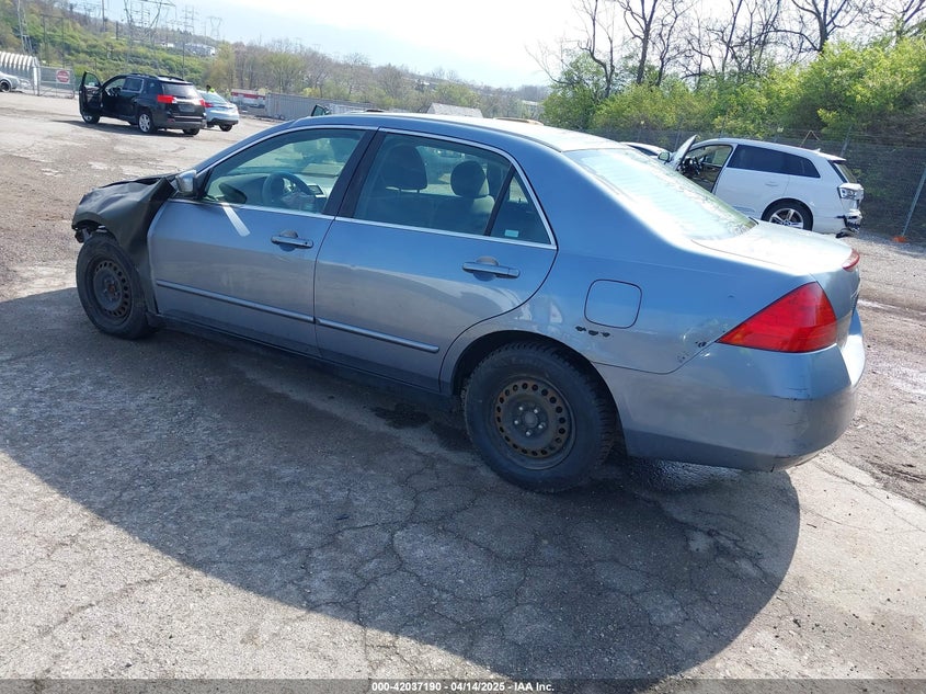2007 HONDA ACCORD VIN: 1HGCM56407A085954