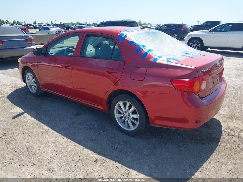2009 TOYOTA COROLLA VIN: JTDBL40E79J028212