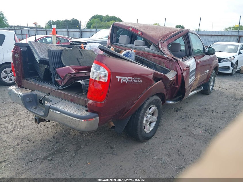 2006 TOYOTA TUNDRA VIN: 5TBDT441X6S543910