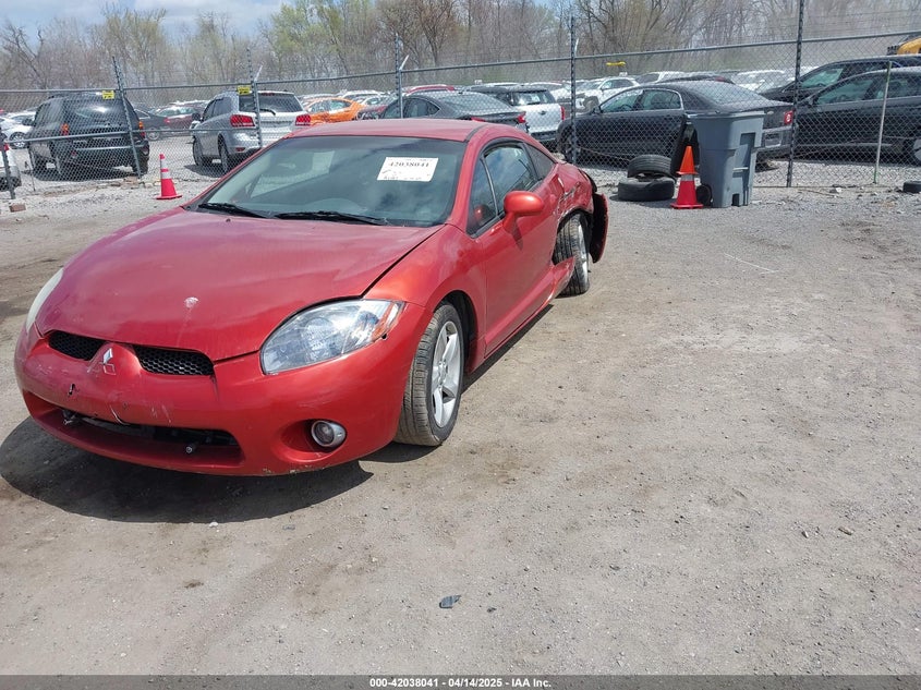2006 MITSUBISHI ECLIPSE VIN: 4A3AK34T16E002837