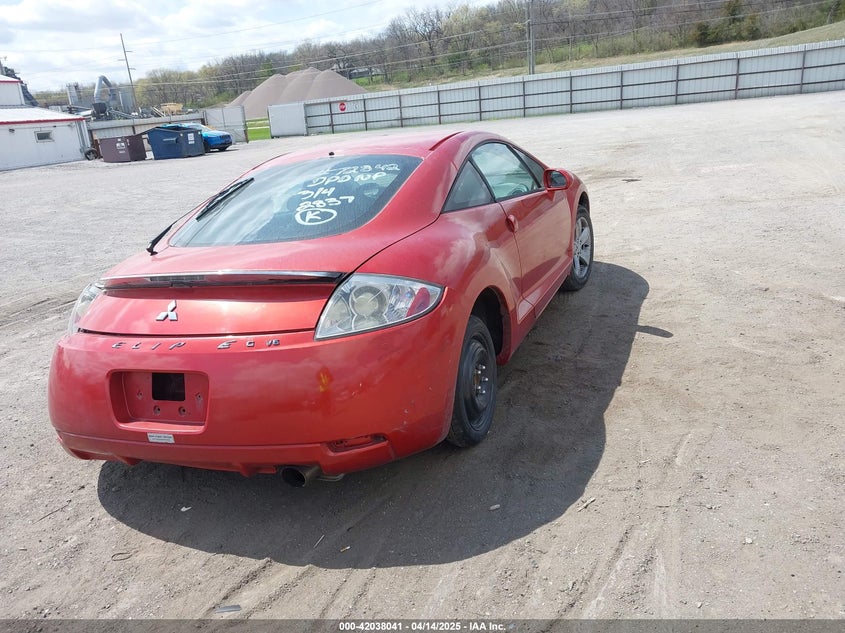2006 MITSUBISHI ECLIPSE VIN: 4A3AK34T16E002837