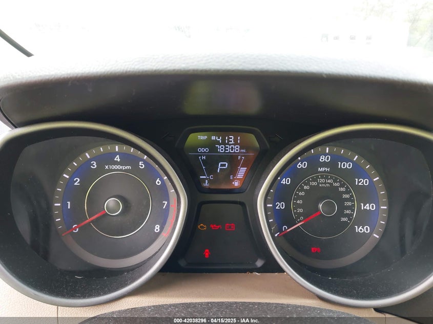 2011 HYUNDAI ELANTRA VIN: KMHDH4AE0BU103891